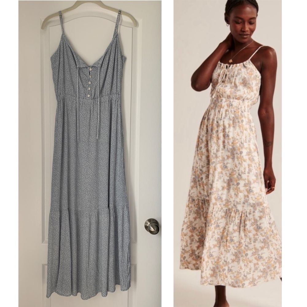 A&F Blue Floral Dress